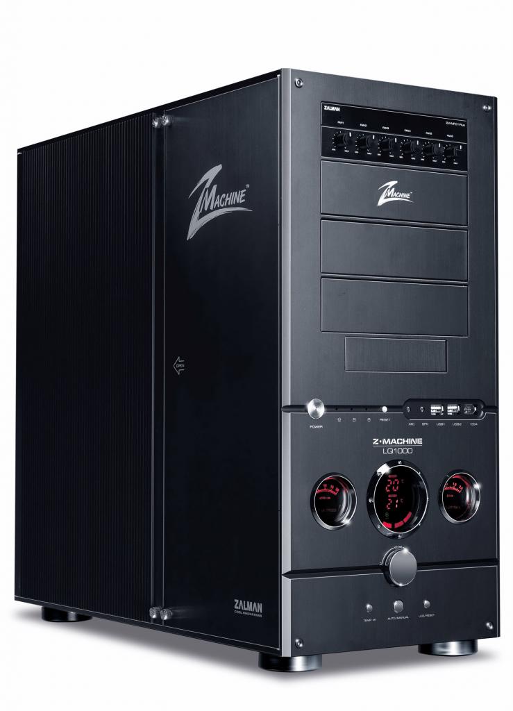 [15/07/2008] Das Zalmann Z-Machine LQ1000 wird für 569 Euro auf den Markt kommen. (Bild: Zalman)