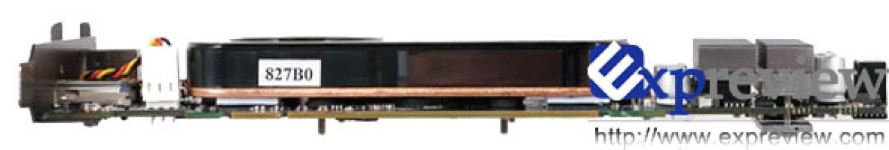 [08/08/2008] Die Platine basiert auf einem 8-layer-PCB. (Bild: Expreview)