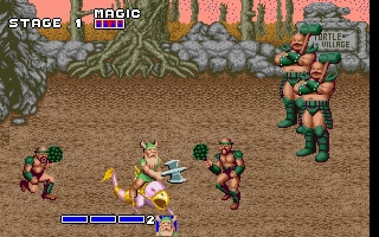 [26/08/2008] Golden Axe: Ein echter Klassiker aus dem Jahre 1989. Als einer der drei auswählbaren Charaktere konnte man sich hier durch die Gegner kämpfen, natürlich ist man als Zweierteam noch erfolgreicher. (lokal: 2)