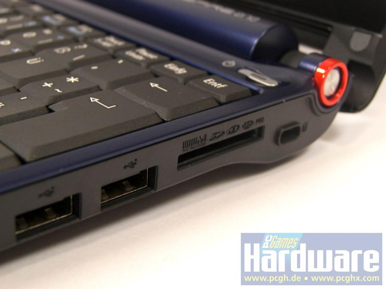 [04/08/2008] Das Acer Aspire One A110L. (Bild: PCGH)