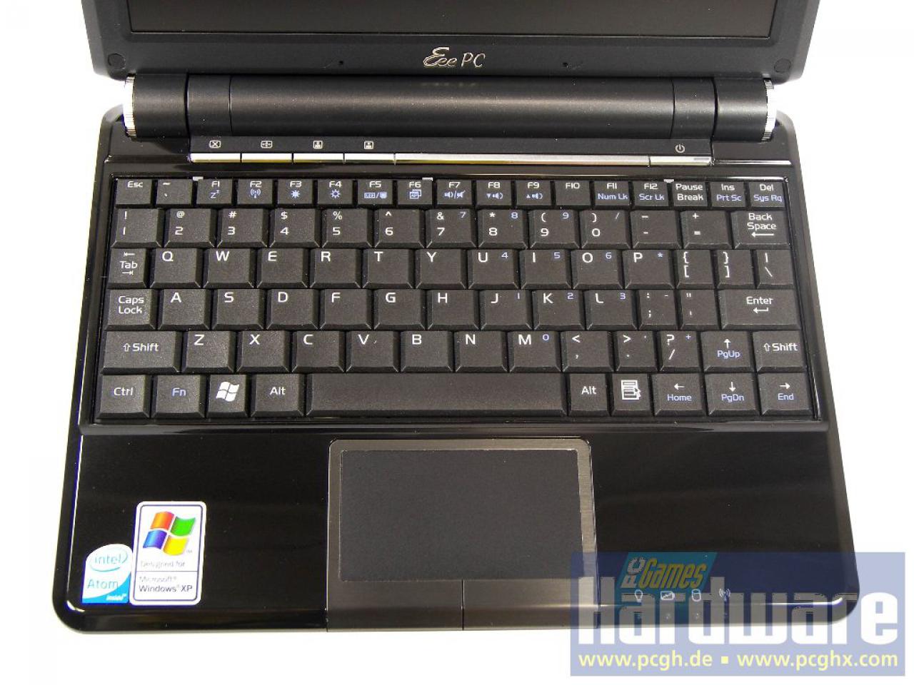 [04/08/2008] Der Asus Eee PC 901. (Bild: PCGH)