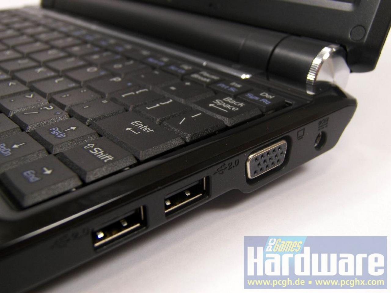 [04/08/2008] Der Asus Eee PC 901. (Bild: PCGH)