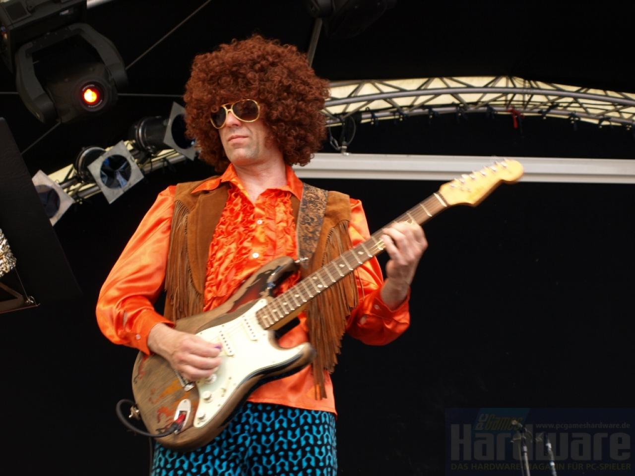 [01/08/2008] Live-Musik aus den Anfangstagen des Unternehmens (Bild: PCGH)