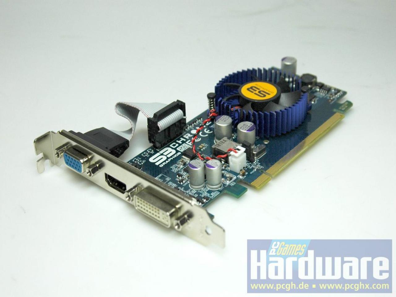 [25/08/2008] S3 Chrome 440 GTX: 1.030 MHz GPU-Takt (Bild: PCGH)