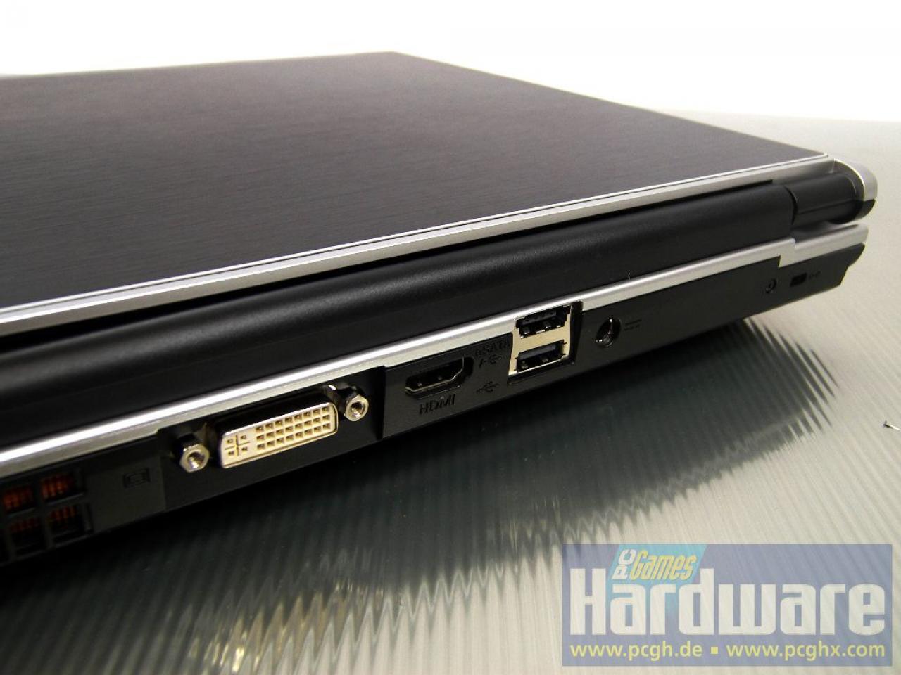 [18/08/2008] Das Cyber-System SX15 mit Intel Core 2 Duo T9600 und Geforce 9800M GT. (Bild: PCGH)