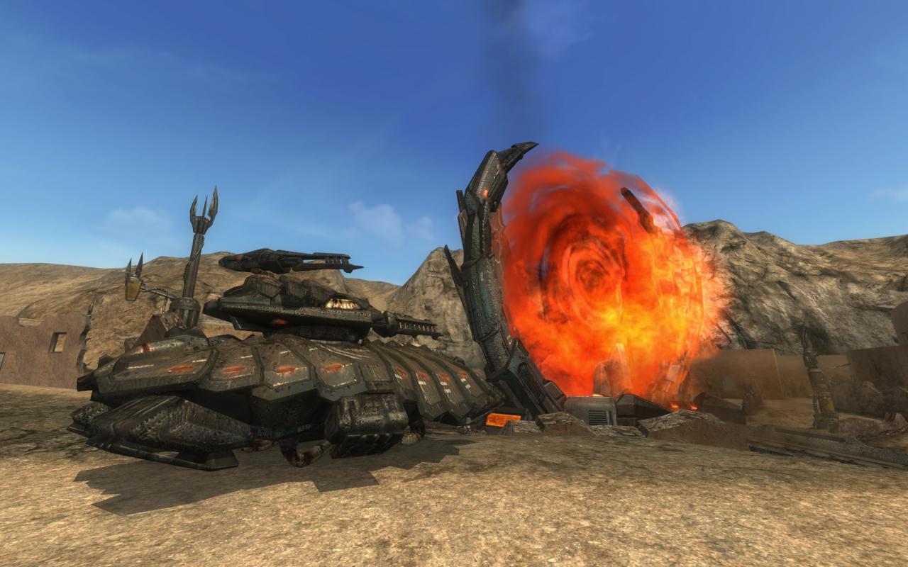 [10/08/2008] Enemy Territory Quake Wars basiert wie Doom 3 auf der id Tech 4 und die liegt den Konsolen ganz schwer im Magen - entsprechend sieht ETQW auch aus. Wie gut, dass der Multiplayer-Shooter auch auf dem PC läuft