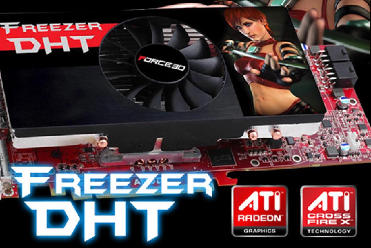 [17/08/2008] Zusätzlich zur kürzlich angekündigten Black Edition soll Force3D auch eine Version der Radeon HD 4870 mit DHT-Kühlung vorbereiten (Bild: tcmagazine.com)