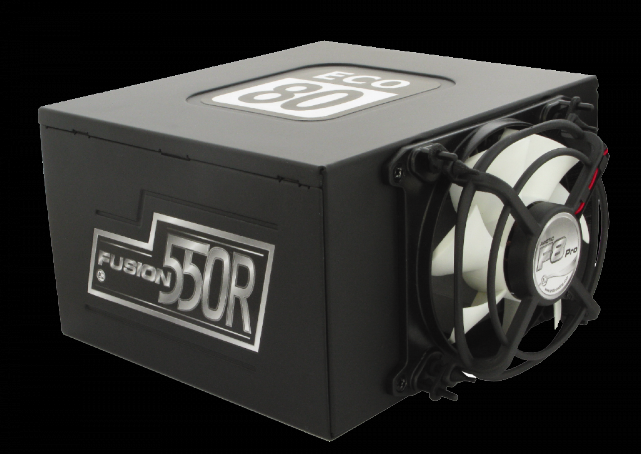 [26/08/2008] Arctic Cooling trifft Seasonic: Fusion 550R (Bild: AC)