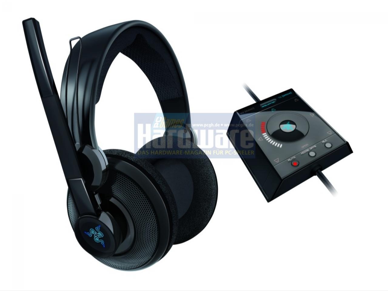 [20/08/2008] Aktuelle Gamer-Hardware von Razer: Hier das Headset Megalodon.
