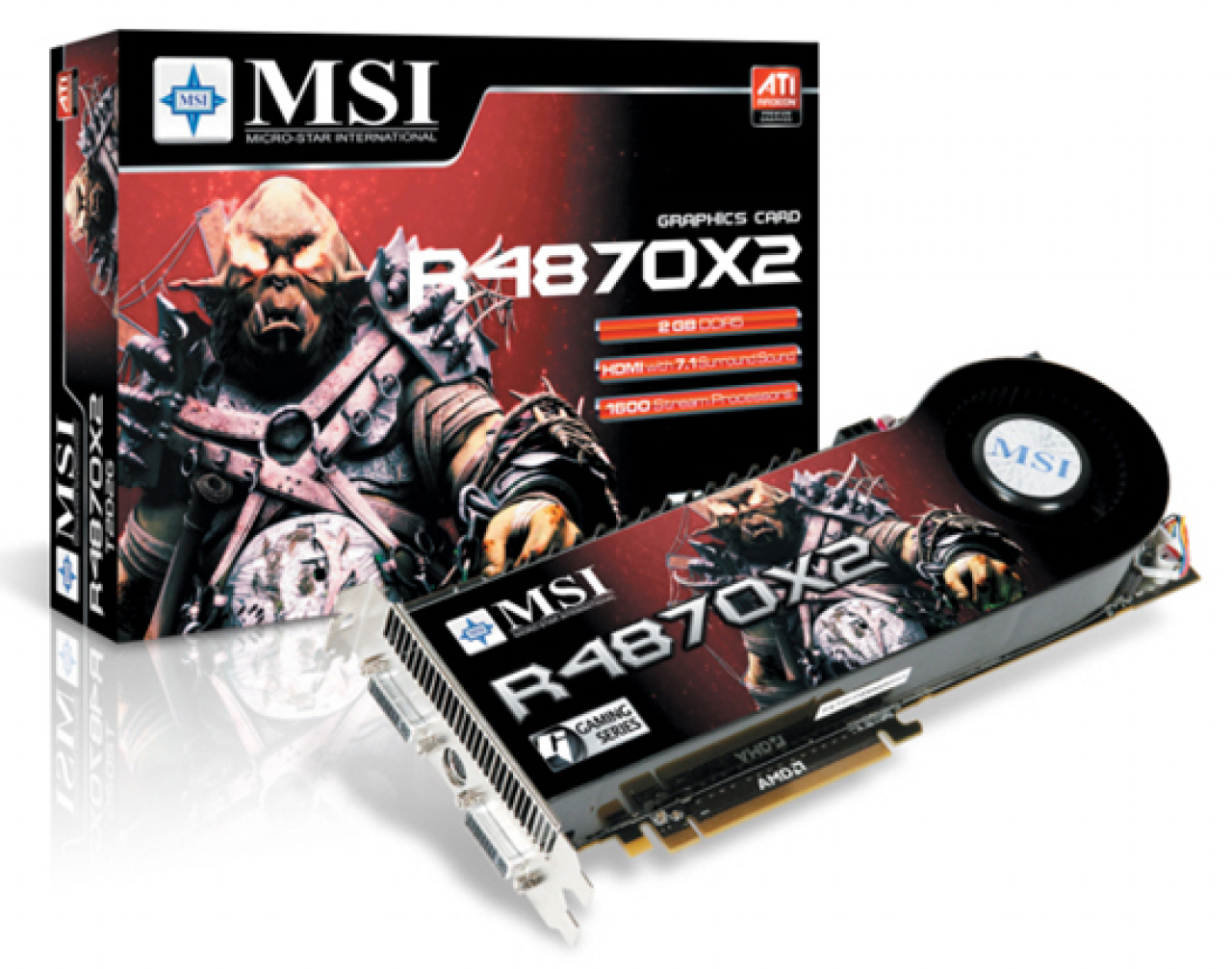 [12/08/2008] MSI Radeon HD 4870 X2