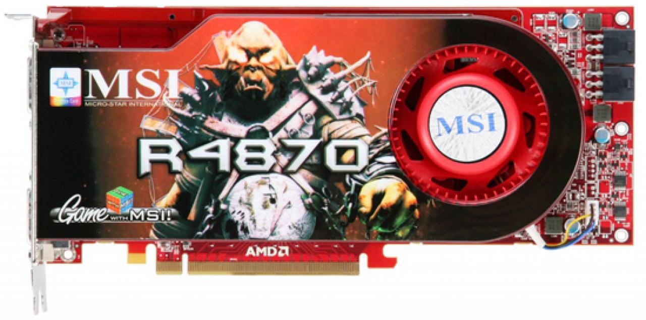 [18/08/2008] Mit der R4870-T2D1G kündigt auch MSI eine Radeon HD 4870 mit einem GiByte Videospeicher an (Bild: tcmagazine.com)