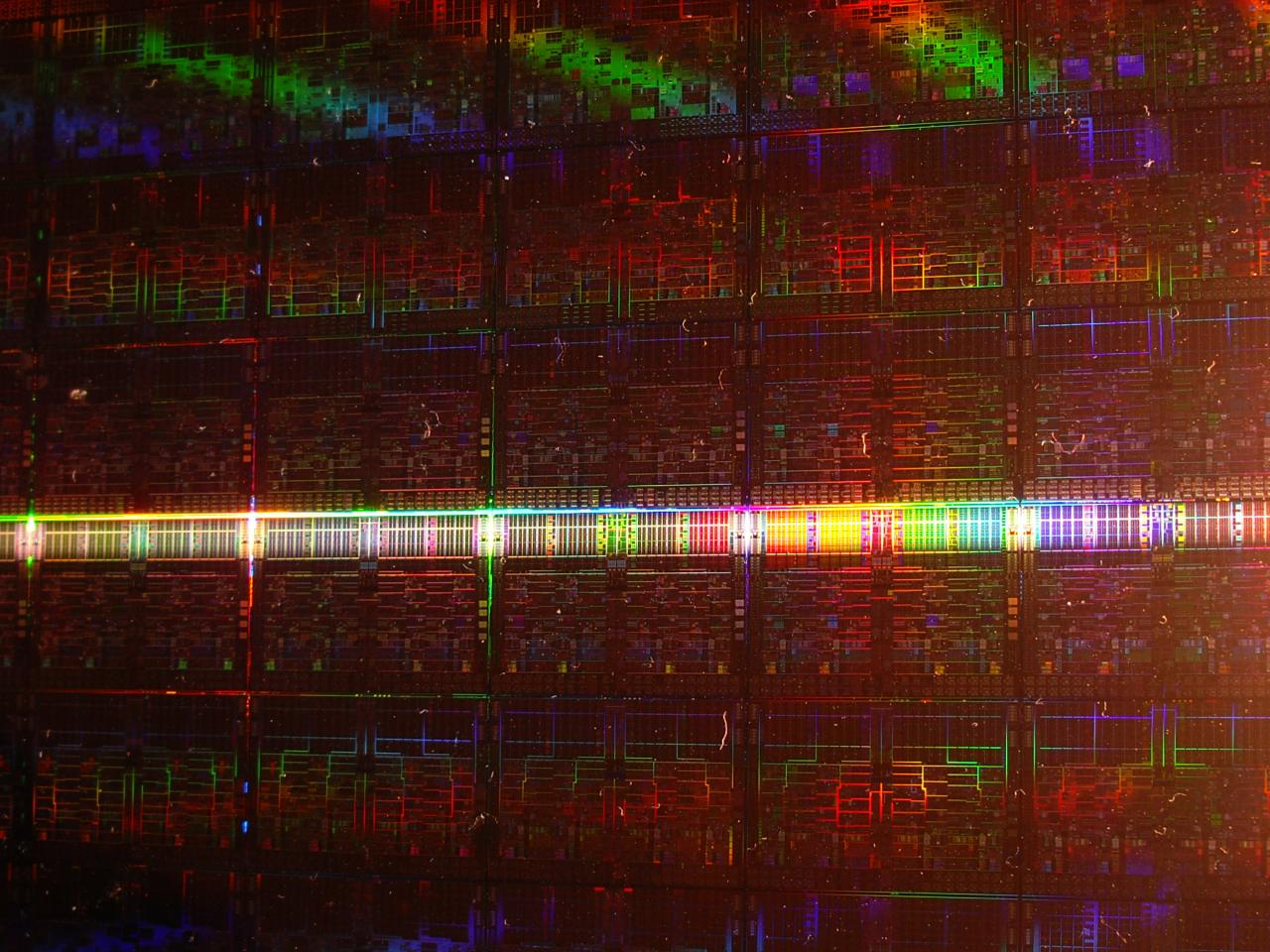 [25/08/2008] Nehalem-Wafer (Bild: PCGH)