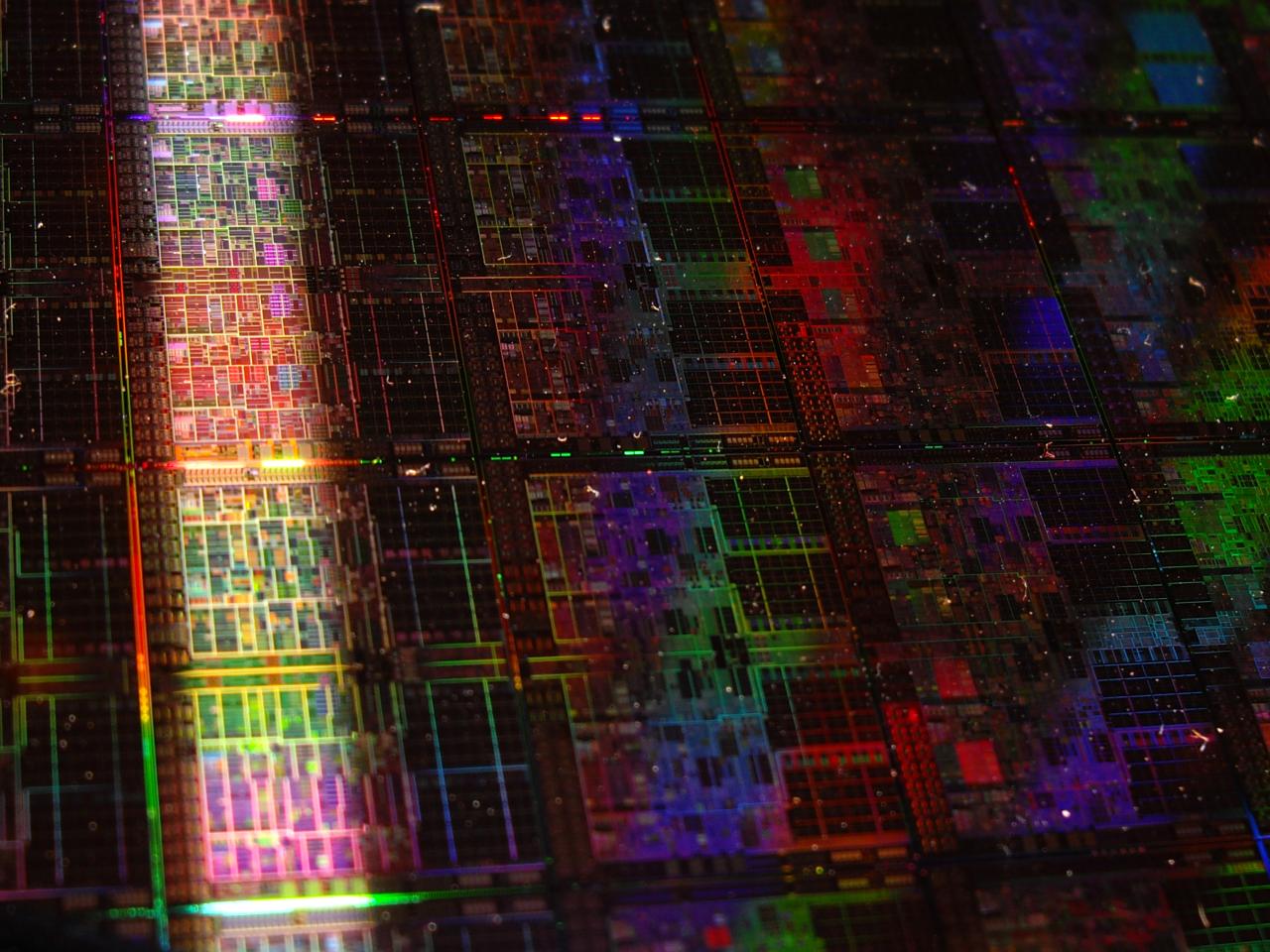 [25/08/2008] Nehalem-Wafer (Bild: PCGH)