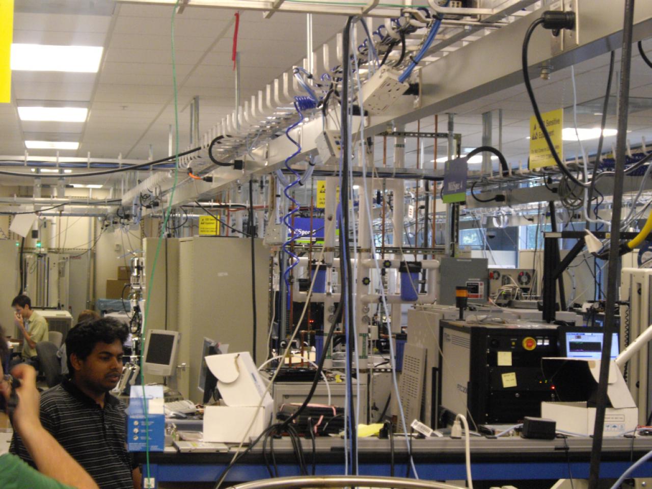 [24/08/2008] Nvidias Testlab (Bild: PCGH)