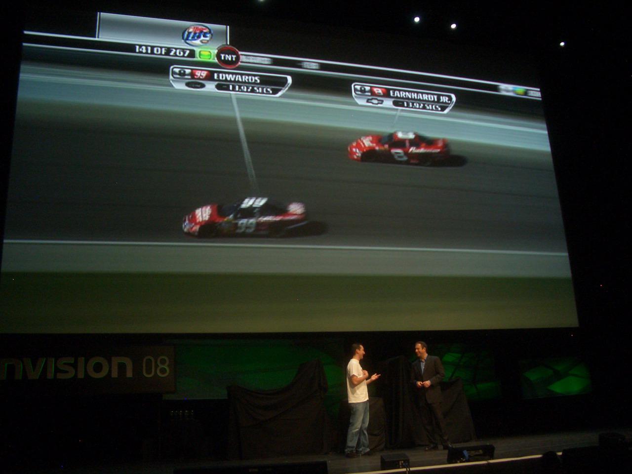 [28/08/2008] Nvision 2008: 3D-Grafik für Flugzeuge, Autos und Rennsport