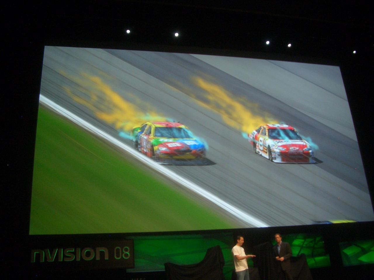 [28/08/2008] Nvision 2008: 3D-Grafik für Flugzeuge, Autos und Rennsport