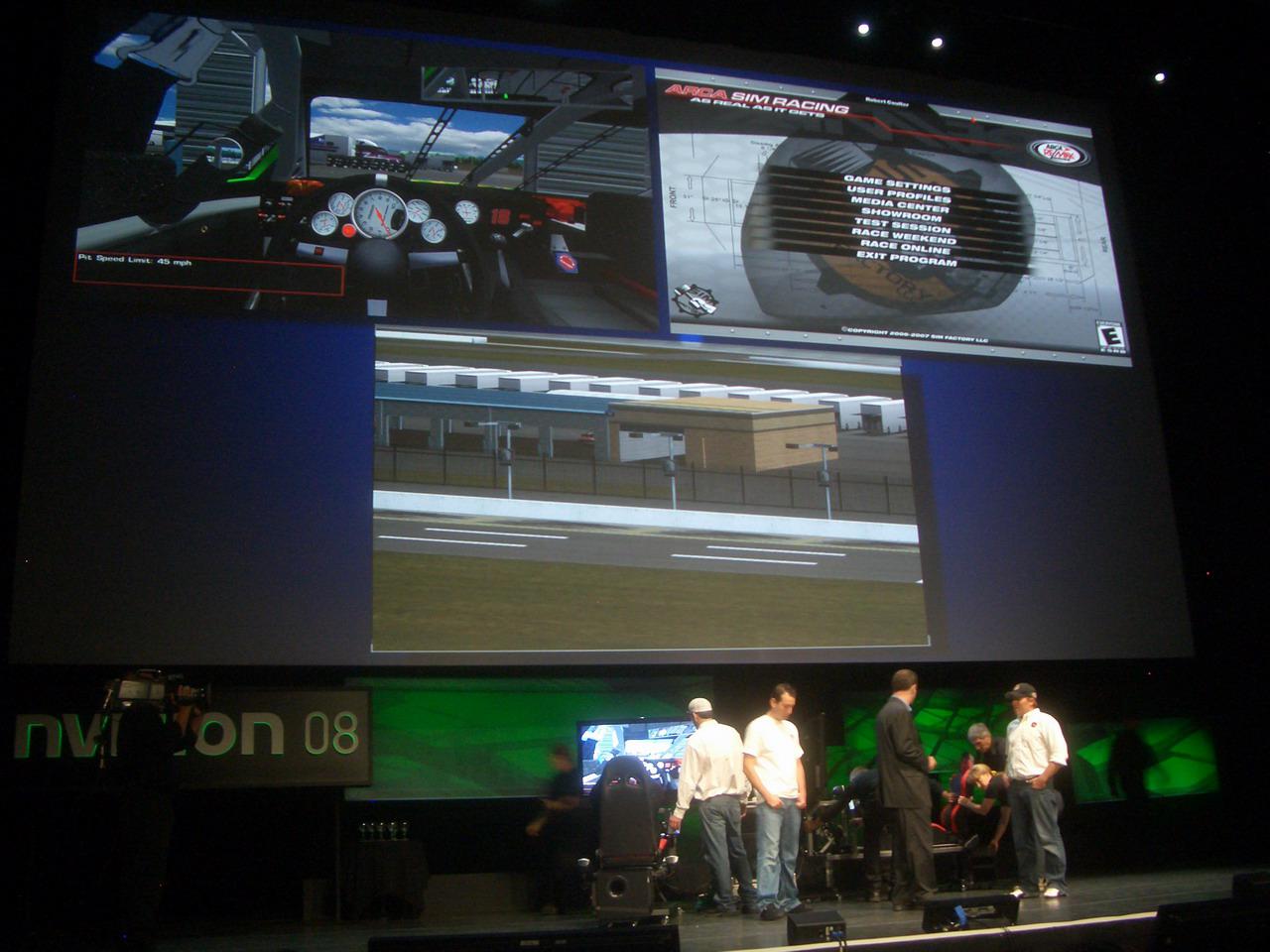 [28/08/2008] Nvision 2008: 3D-Grafik für Flugzeuge, Autos und Rennsport