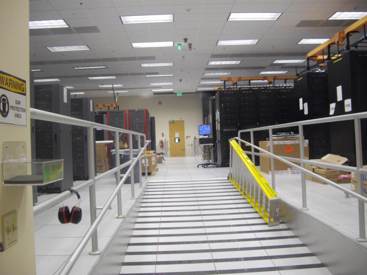 [24/08/2008] Nvidias Serverfarm (Bild: PCGH)