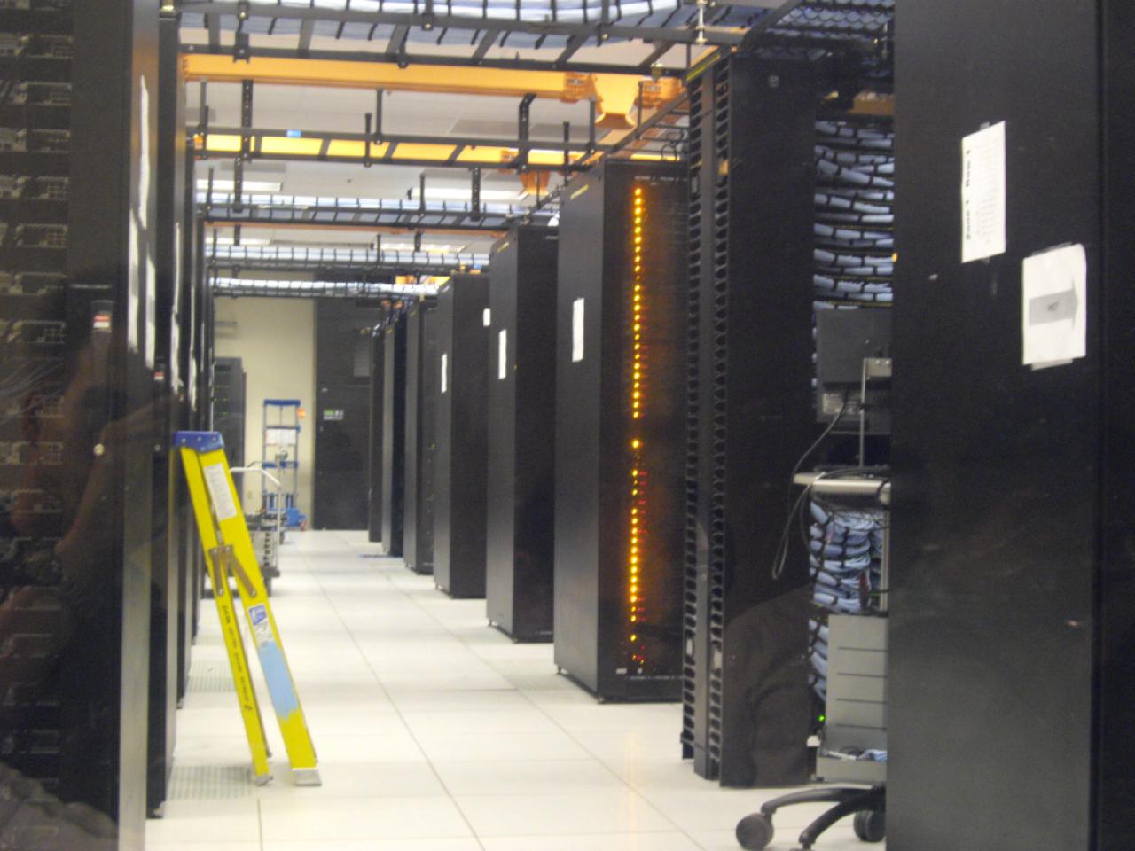 [24/08/2008] Nvidias Serverfarm (Bild: PCGH)