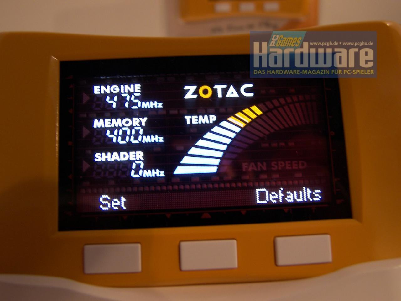 [24/08/2008] Zotac Nictro Hardware OC Controller (Bild: PCGH)