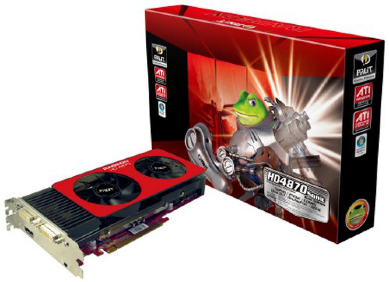 [19/08/2008] Die Palit HD 4870 Sonic mit eigenständigem Platinendesign. (Bild: hardware.info)