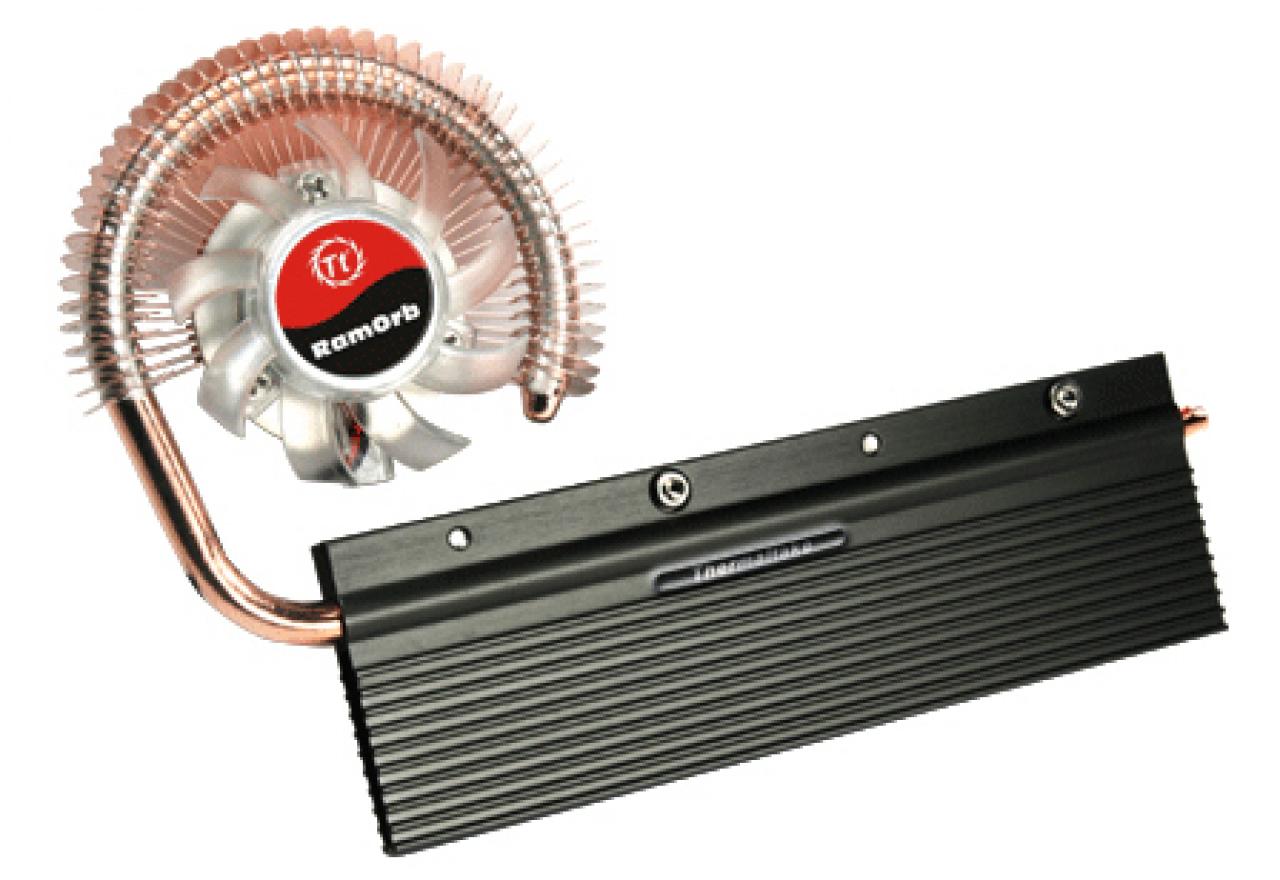 [01/08/2008] Der Thermaltake Ramorb soll noch diesen Monat auf den Markt kommen. (Bild: Thermaltake)