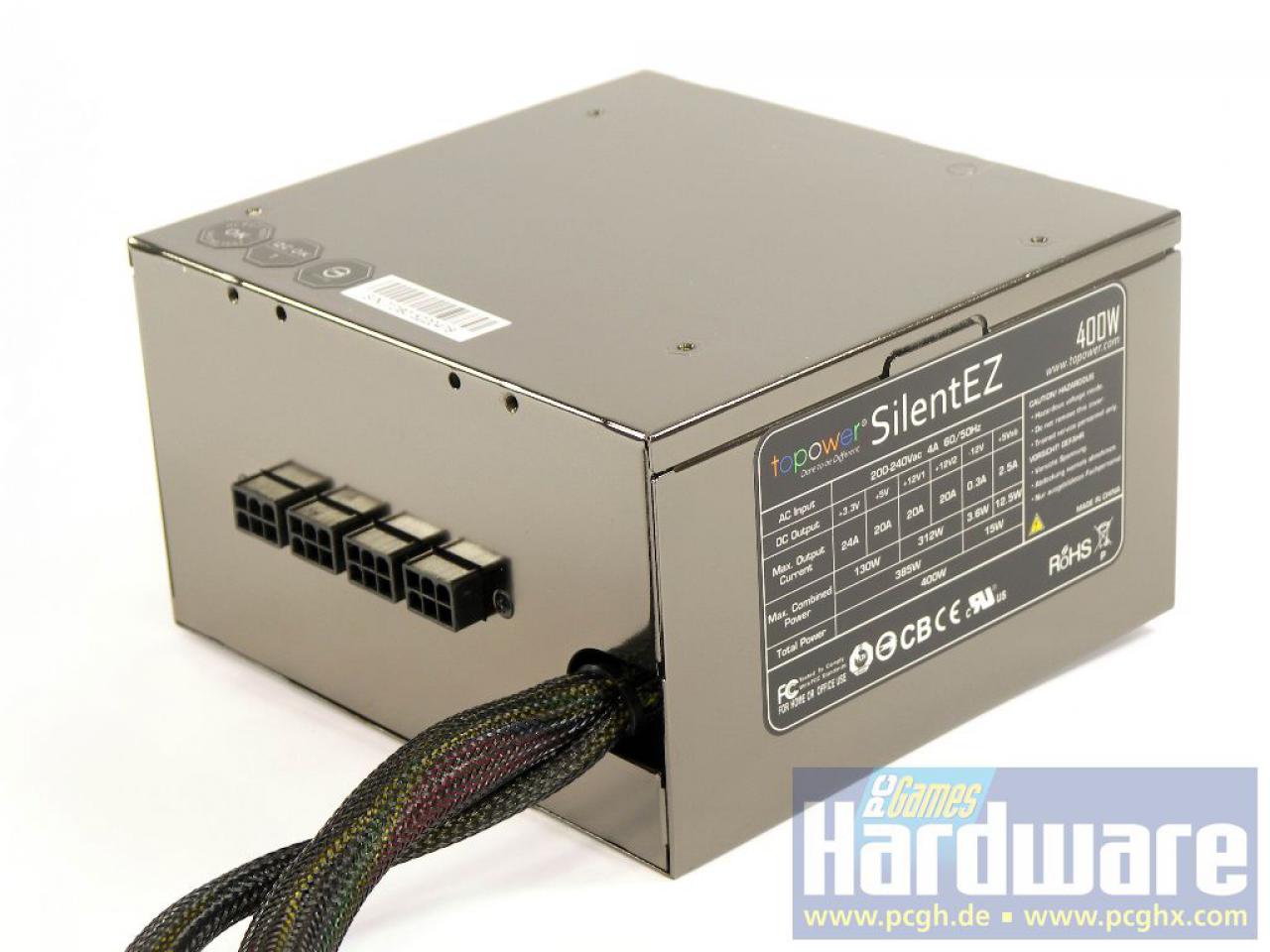 [13/08/2008] Die SilentEZ-Serie ist momentan mit 350 und 400 Watt erhältlich. (Bild: PCGH)