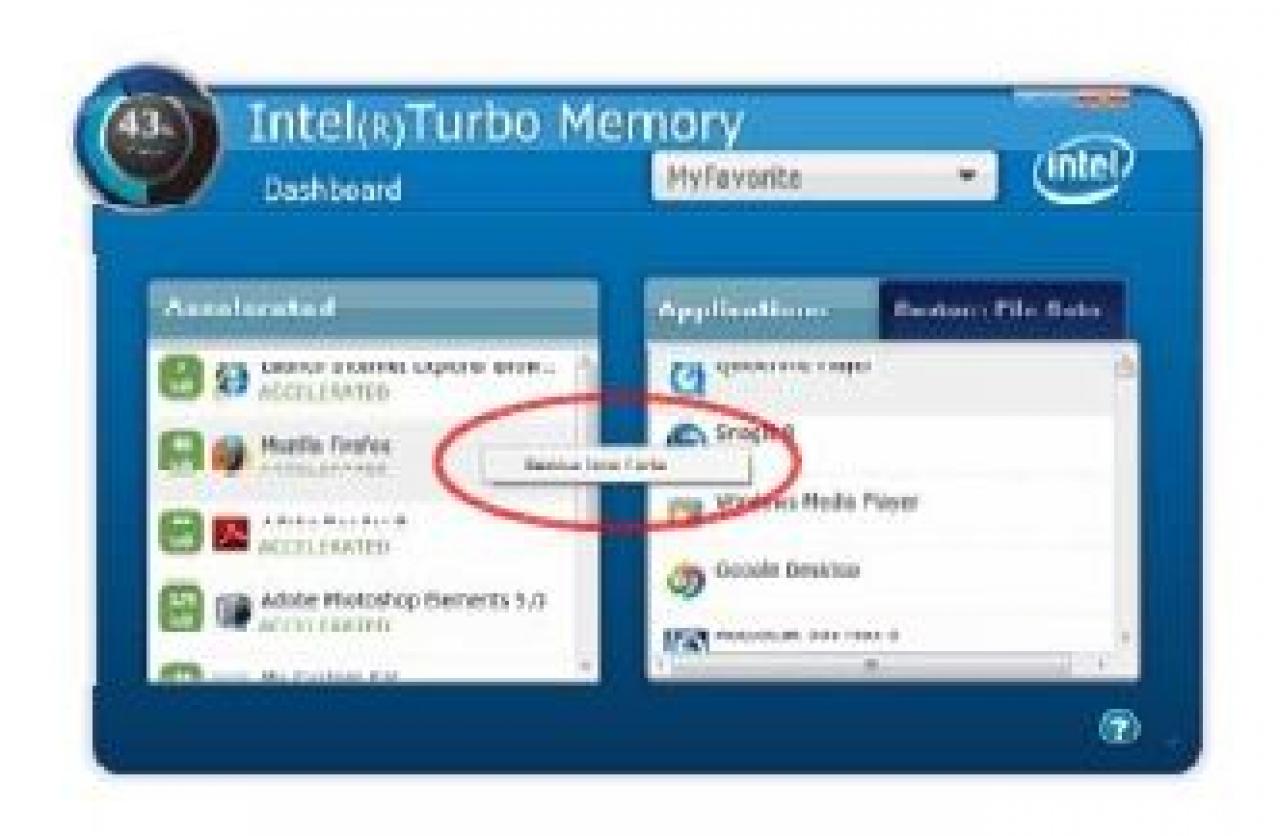 [15/08/2008] Intels neue Turbo-Memory-Software soll Windows Vista schneller machen. (Bild: Intel)