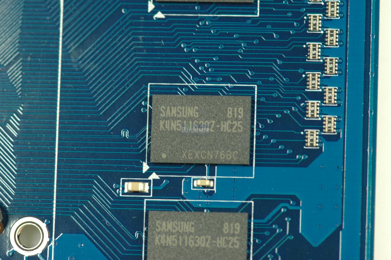 [25/08/2008] Zotac Geforce 9400 GT Zone Edition: der 2,5-ns-VRAM (Bild: PCGH)