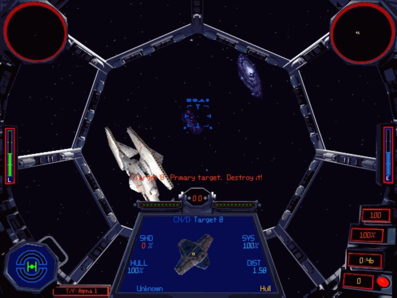 [15/08/2008] X-Wing vs. Tie-Fighter, 1997 - Lowrance Holland wechselte zum eigenen Studio Totally Games und schuf um Auftrag von Lucas Arts nun die Windows-taugliche Fassung.