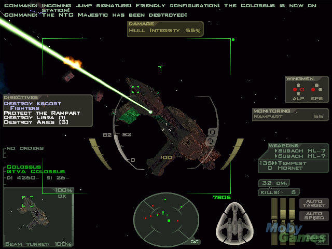 [15/08/2008] Conflict Freespace 2, 1999 - Cool war der Editor des Spiels, in dem man sich eigene Missionen Kampagnen zusammenstecken konnte.