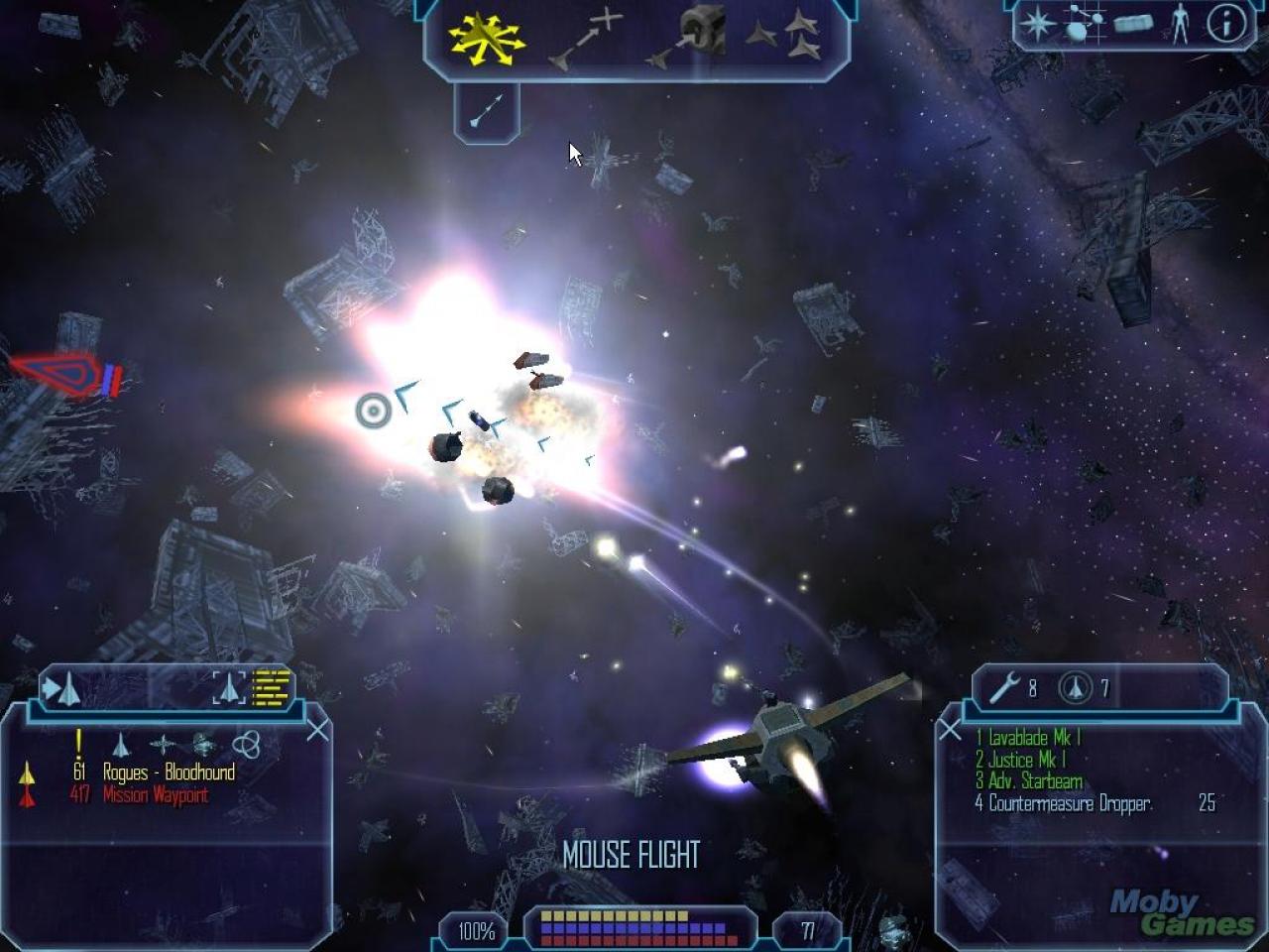 [15/08/2008] Freelancer, 2003 - Microsoft meets Digital Anvil. Das Ergebnis ist eines der beliebtesten Weltraumspiele aller Zeiten. Edison Trent handelt, ballert verbessert. Ein Mix aus Wing Commander, Elite und X.