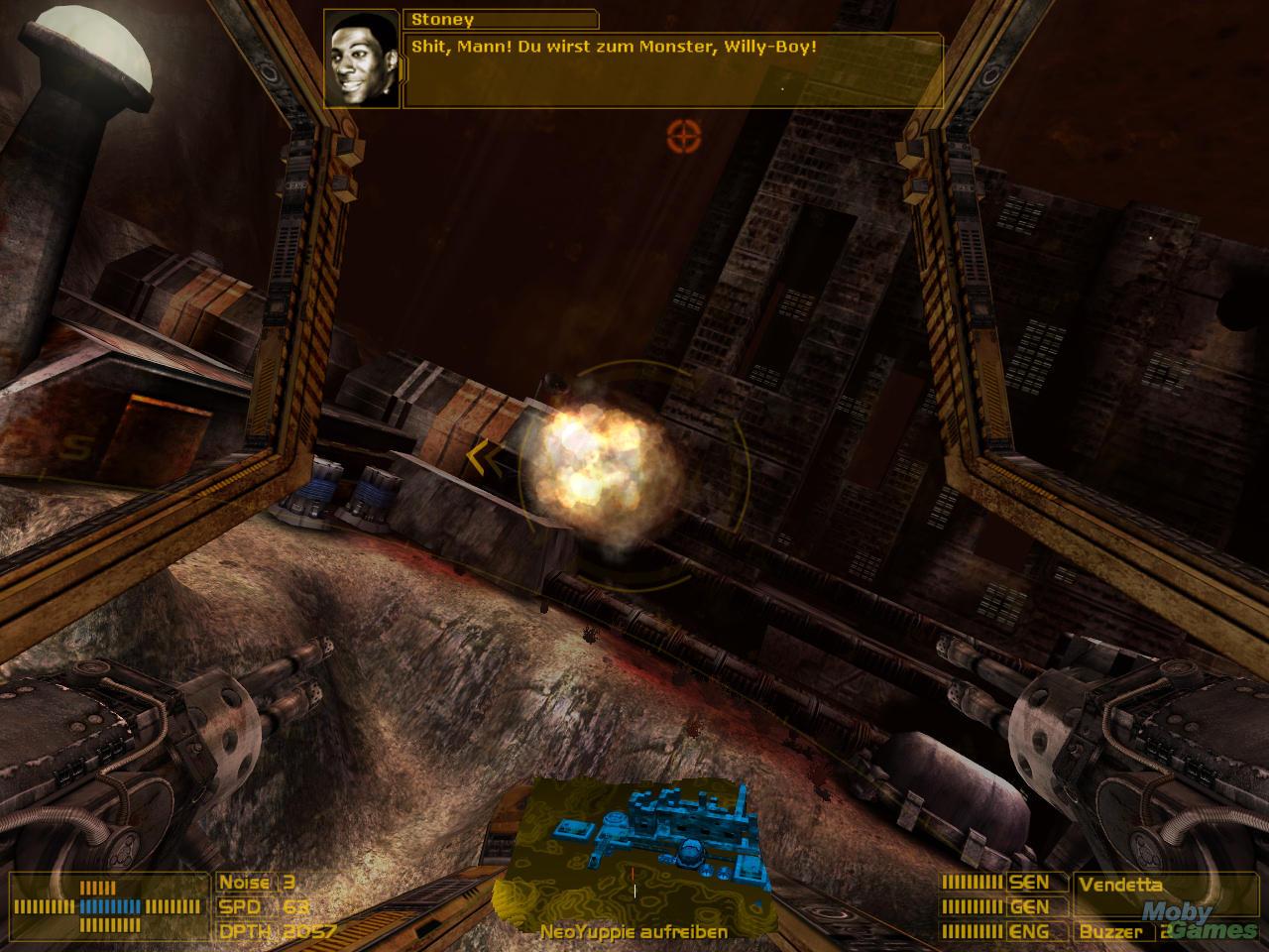 [15/08/2008] Aquanox 2 - Revelation, 2003 - Nett ist dieses mal, dass man das ganze als Sci-Fi-Sub-Simulation oder als Fahrzeug-FPS-Spiel zocken kann. Optisch sowieso wieder 