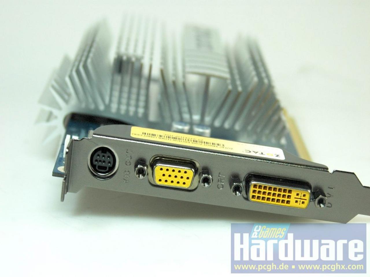 [25/08/2008] Der direkte Konkurrent: Geforce 9400 GT (Bild: PCGH)
