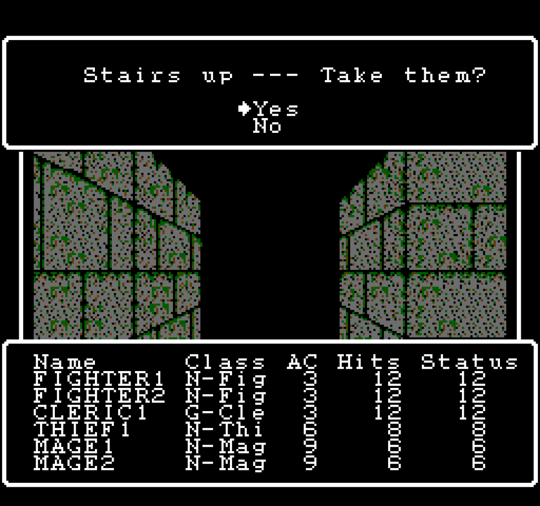[11/08/2008] Wizardry_II_The_Knight_of_Diamonds 1982 (Bild: Mobygames)
