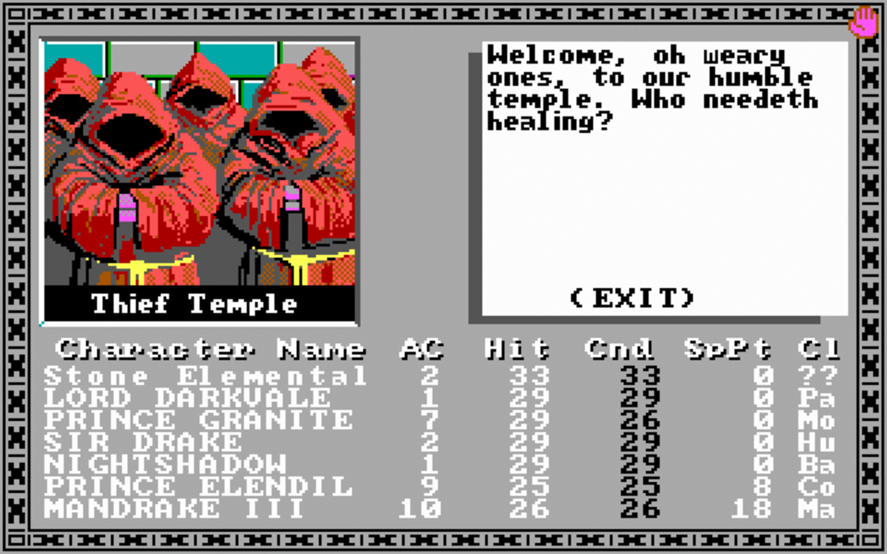 [11/08/2008] Tales_of_the_Unknown_Bards_Tale_I 1985 (Bild: Mobygames)