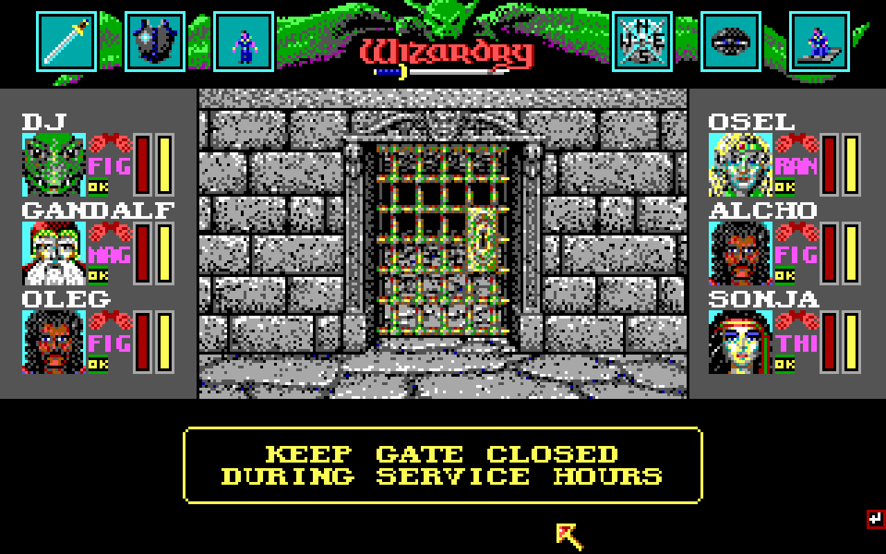 [11/08/2008] Wizardry_Bane_of_the_Cosmic_Forge 1990 (Bild: Mobygames)