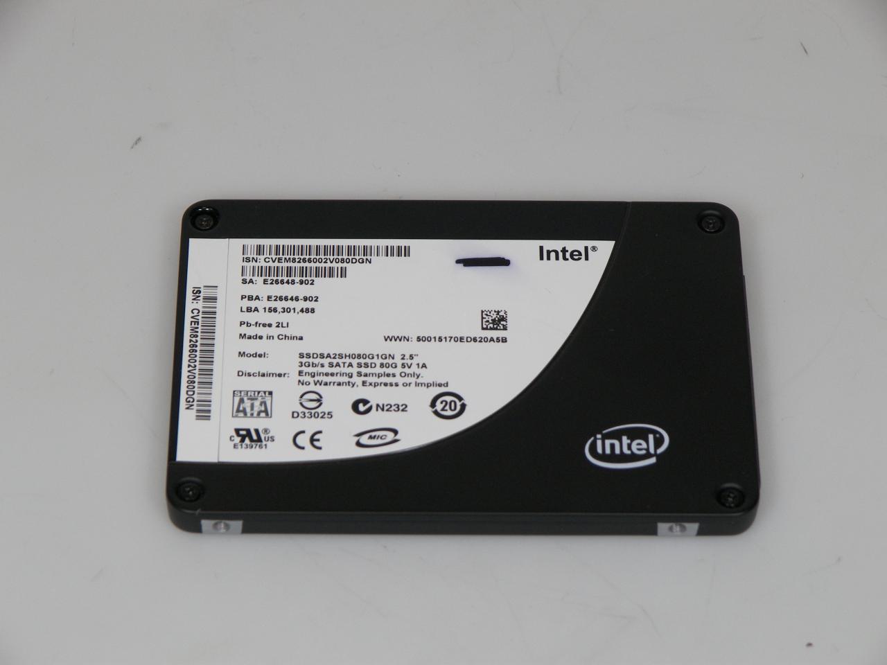 [15/09/2008] Intels neue SSD: X25-M