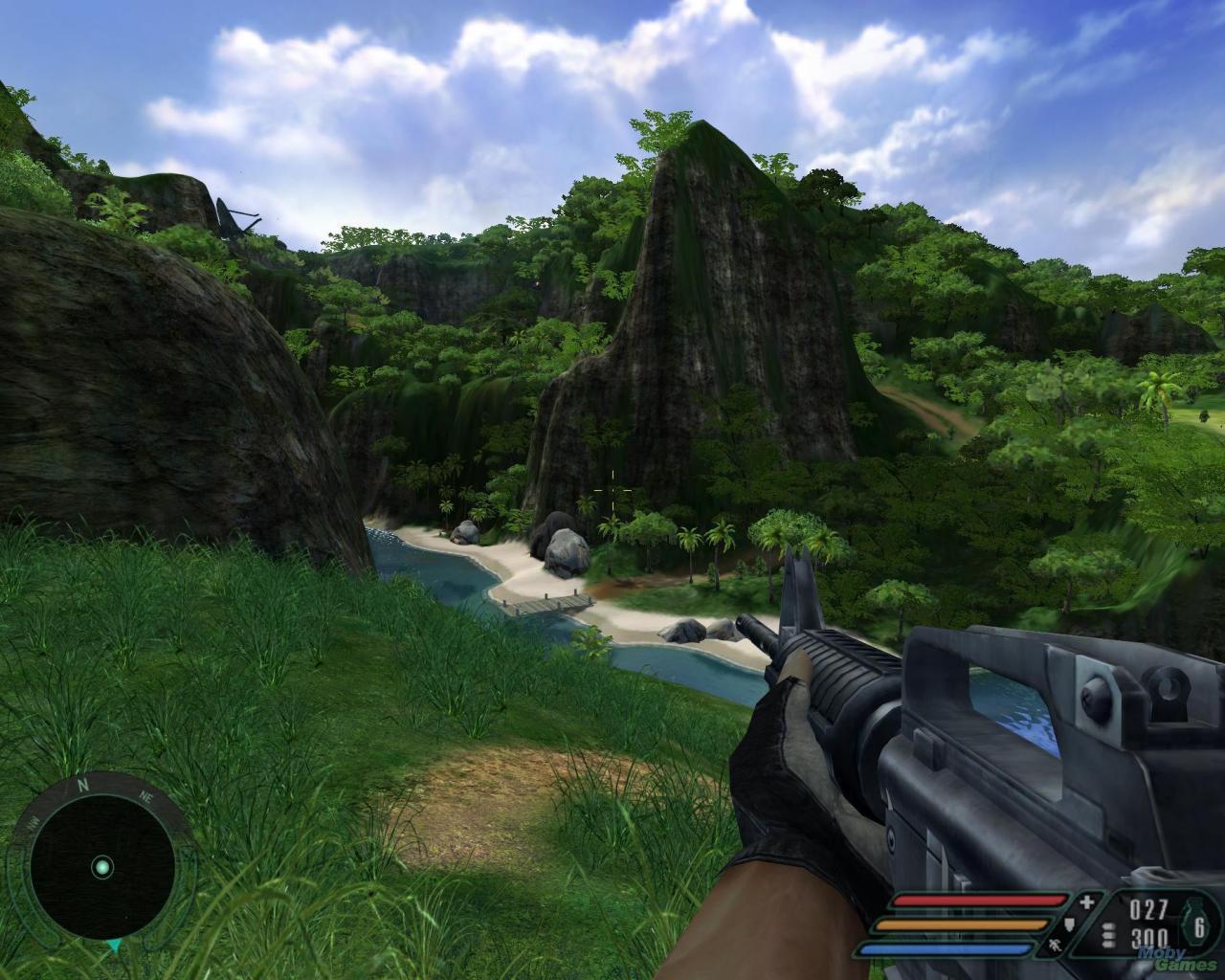 [11/09/2008] 2004: Far Cry [dt.] (Far Cry lief beim Erscheinen sehr hakelig mit damals aktuellen 512 MiByte Arbeitsspeicher)