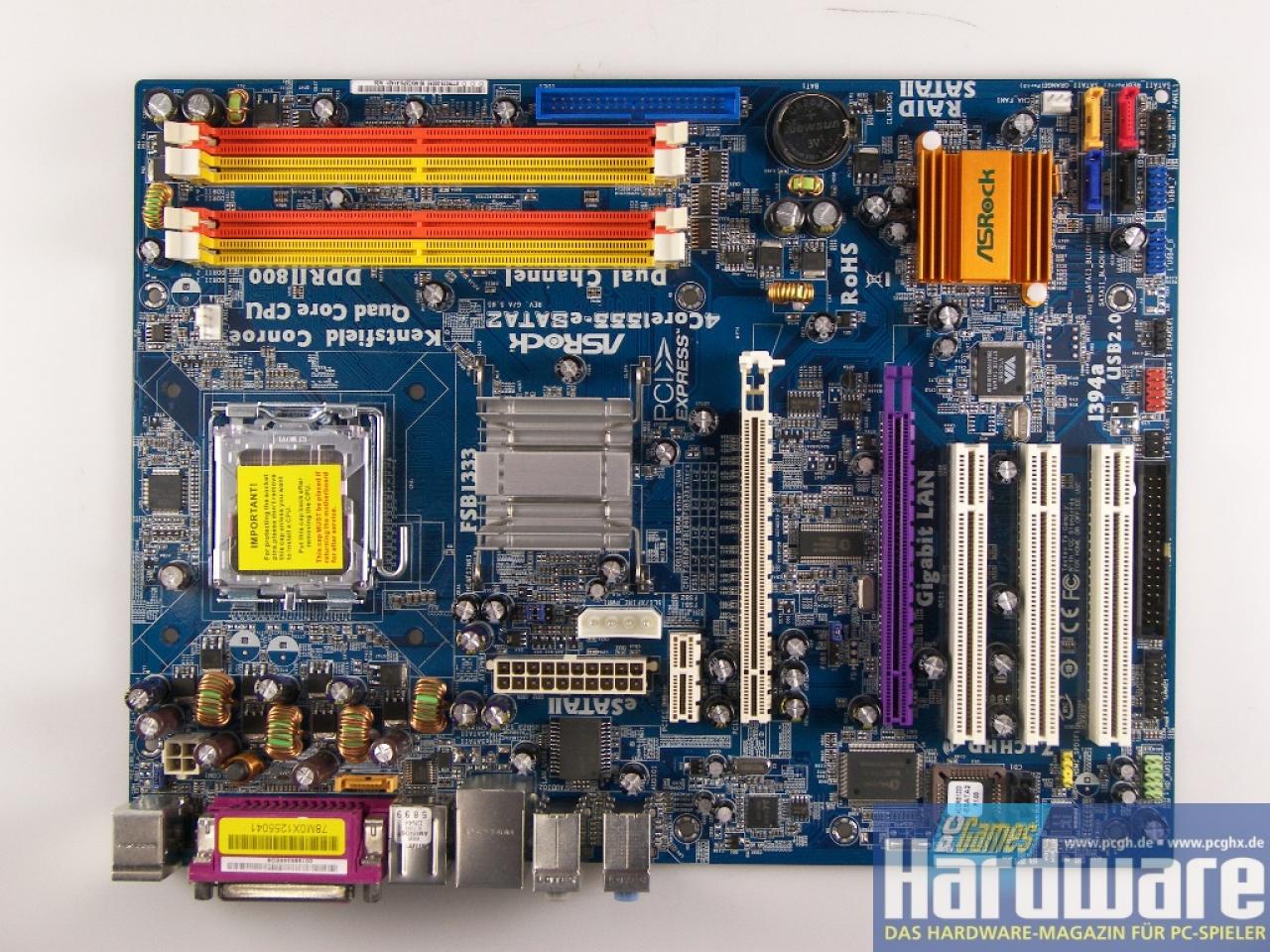 [01/09/2008] P31: Asrock 4Core1333-ESATA2 (Bild: PCGH)