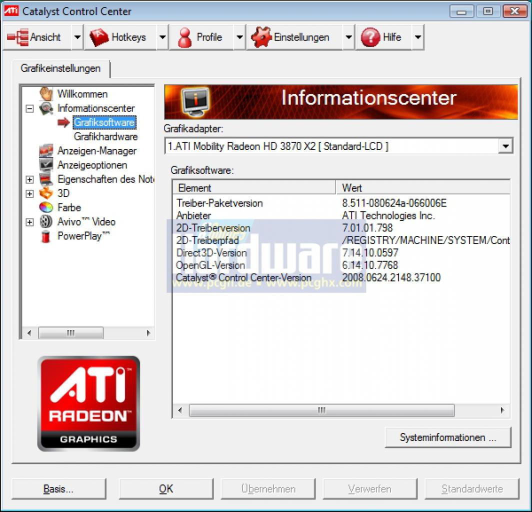 [04/09/2008] Cyber-System CX17: die Radeon Mobility HD 3870 X2 (Bild: PCGH)