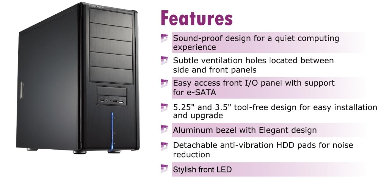 [30/09/2008] Coolermaster Sileo 500 (Bild: Coolermaster )