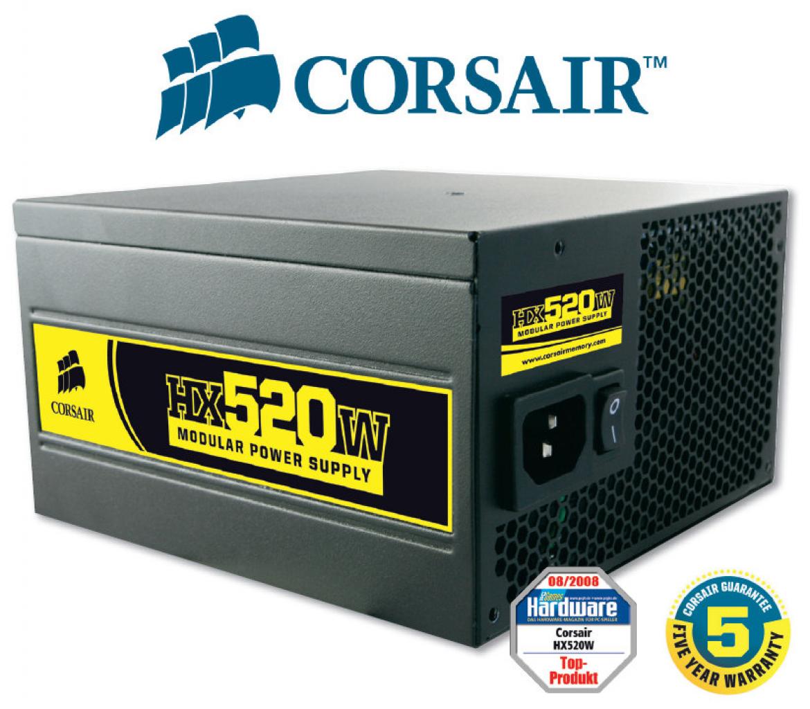 [30/09/2008] Corsair Netzteil HX520W