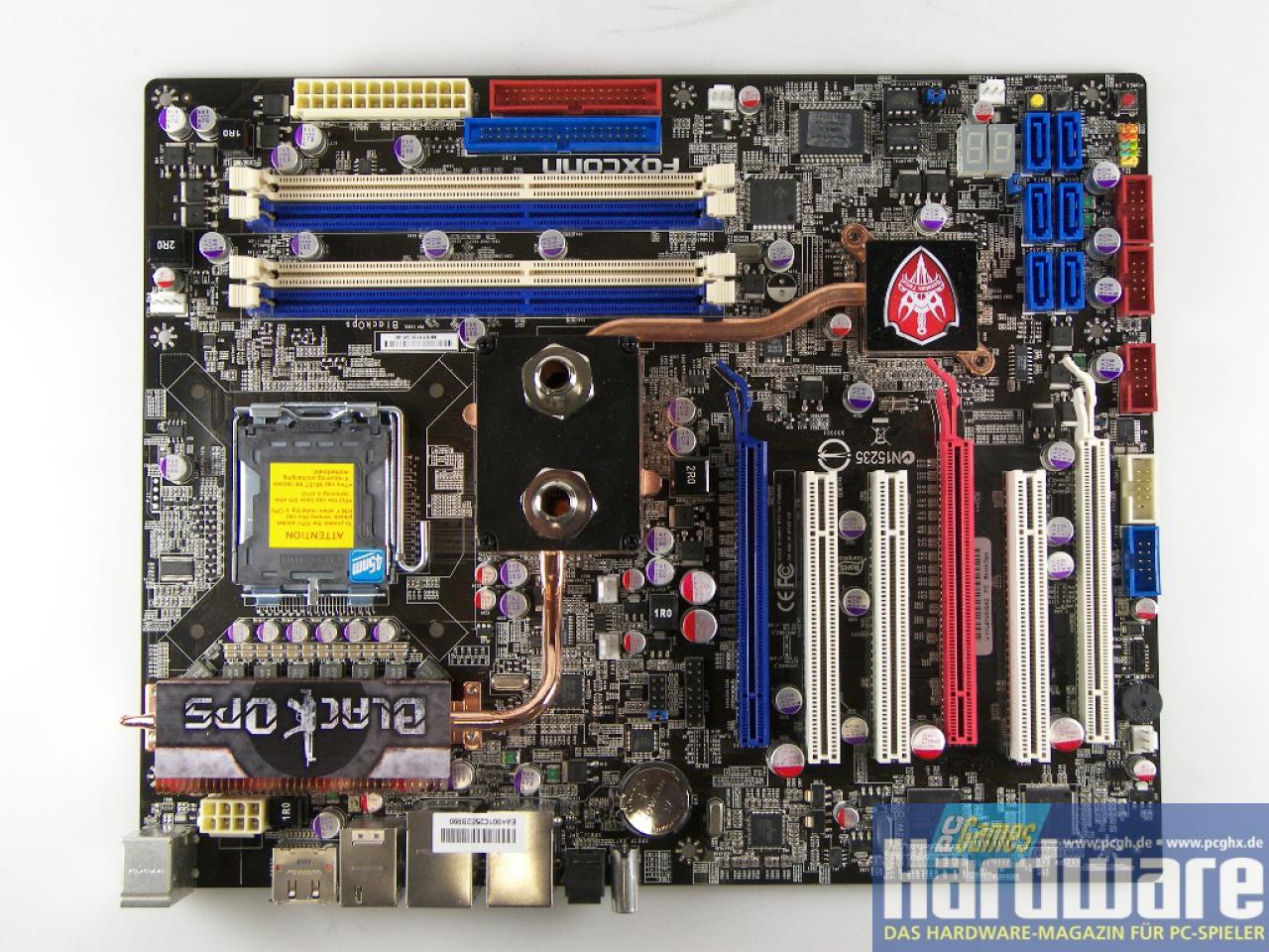 [01/09/2008] X48: Foxconn Black Ops (Bild: PCGH)