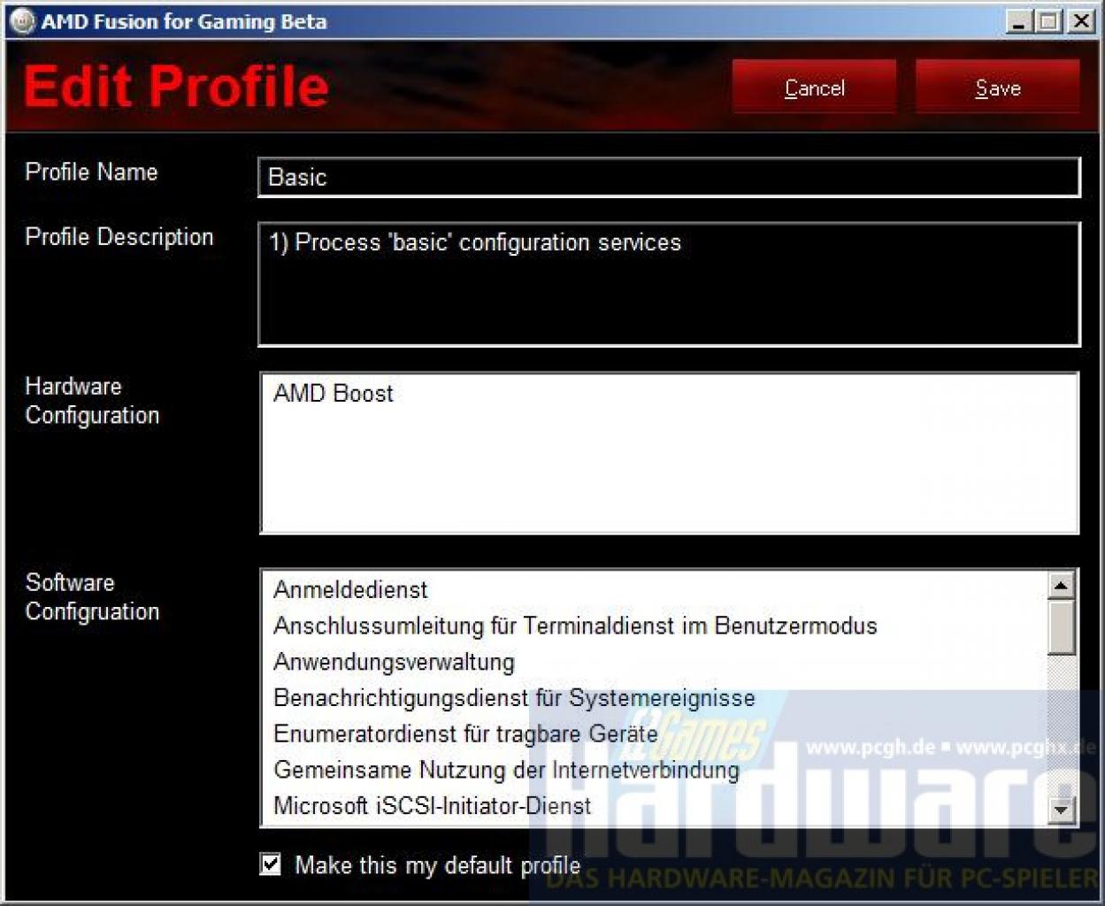 [22/09/2008] Mit dem Profil 