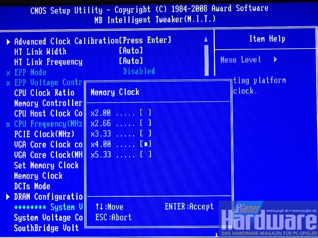 [10/09/2008] Gigabyte MA790GP-DS4H - Auslieferungs-BIOS F1 (Bild: PCGH)