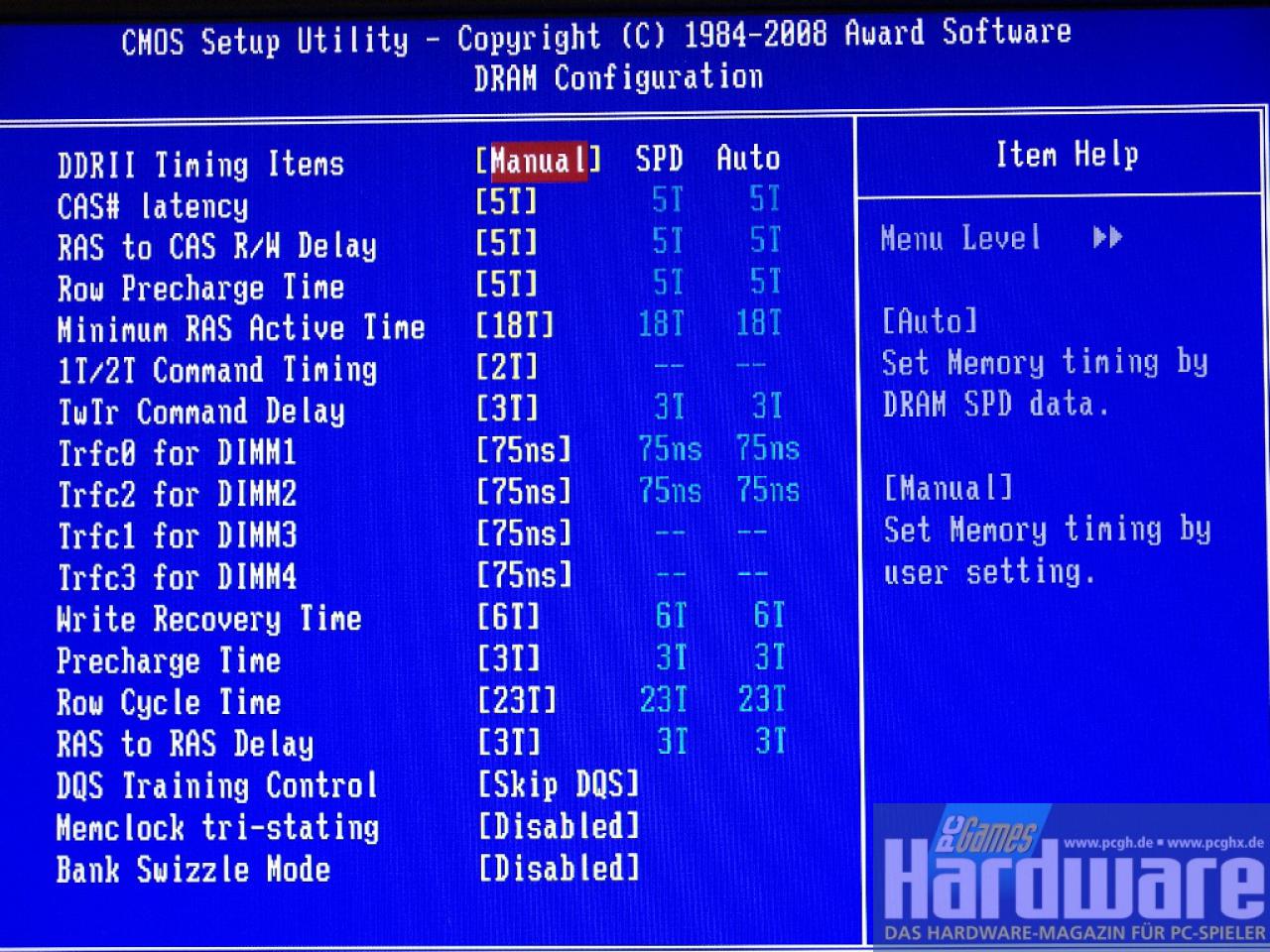 [10/09/2008] Gigabyte MA790GP-DS4H - Auslieferungs-BIOS F1 (Bild: PCGH)