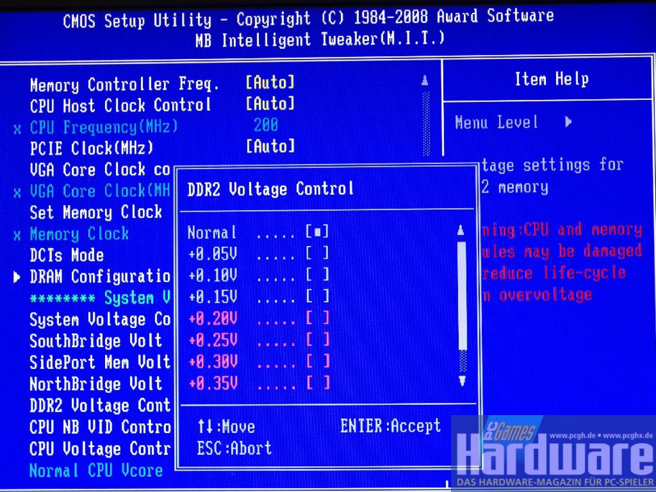 [10/09/2008] Gigabyte MA790GP-DS4H - Auslieferungs-BIOS F1 (Bild: PCGH)