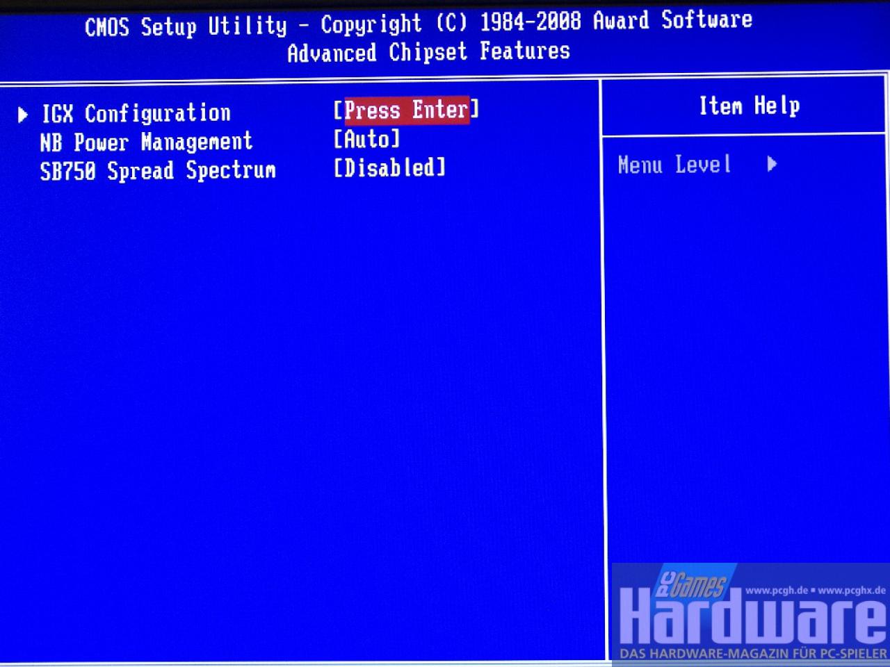 [10/09/2008] Gigabyte MA790GP-DS4H - Auslieferungs-BIOS F1 (Bild: PCGH)