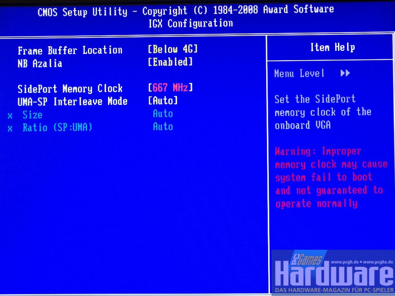 [10/09/2008] Gigabyte MA790GP-DS4H - Auslieferungs-BIOS F1 (Bild: PCGH)